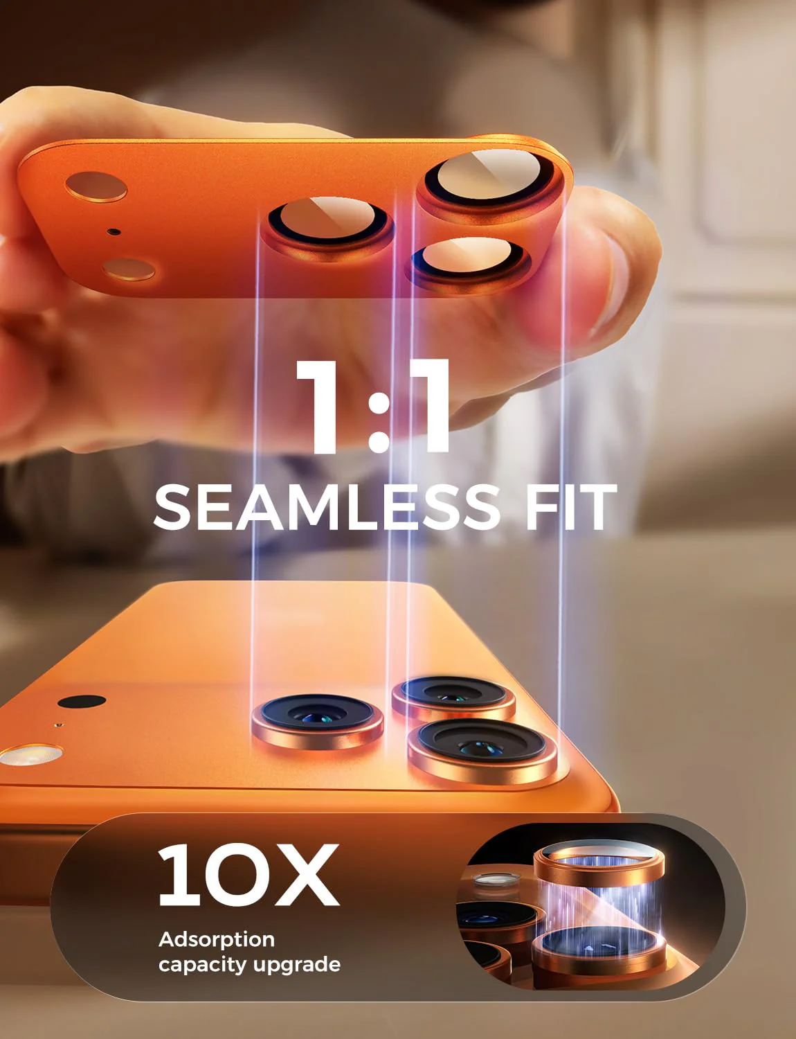 iPhone 17 Pro/Pro Max Sapphire Camera Lens Protector - Image 15