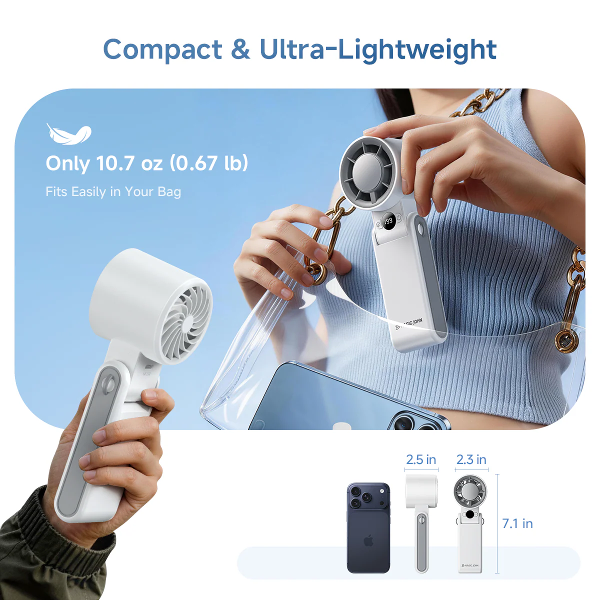 Turbo 3-in-1 Handheld Fan - Image 8