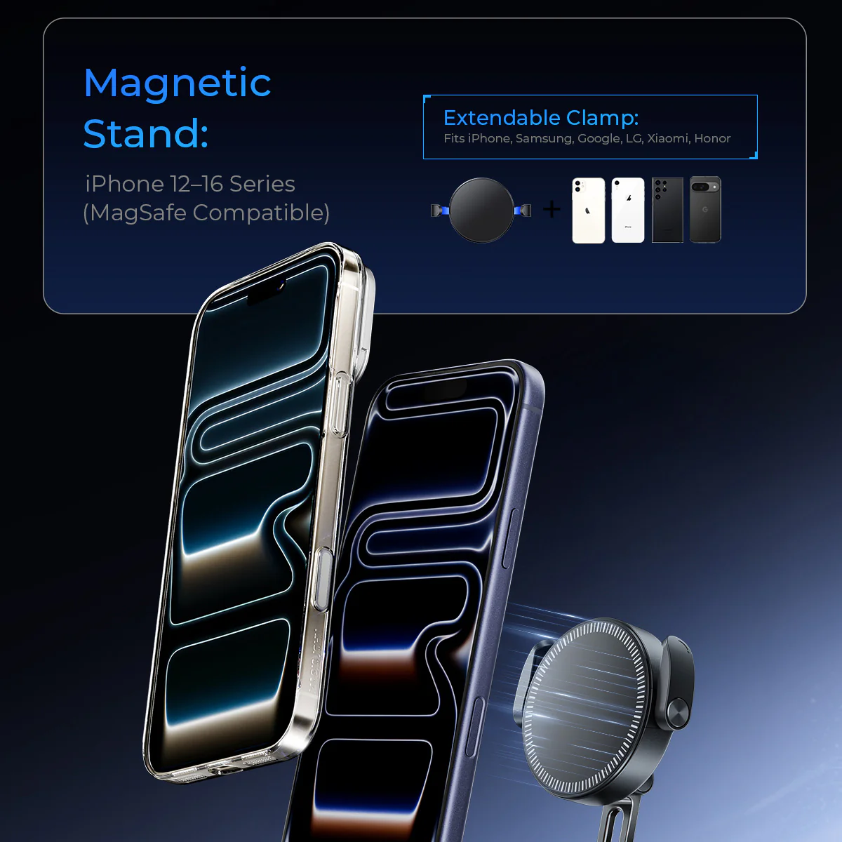 360° Clip-On Magnetic Car Holder - Image 8