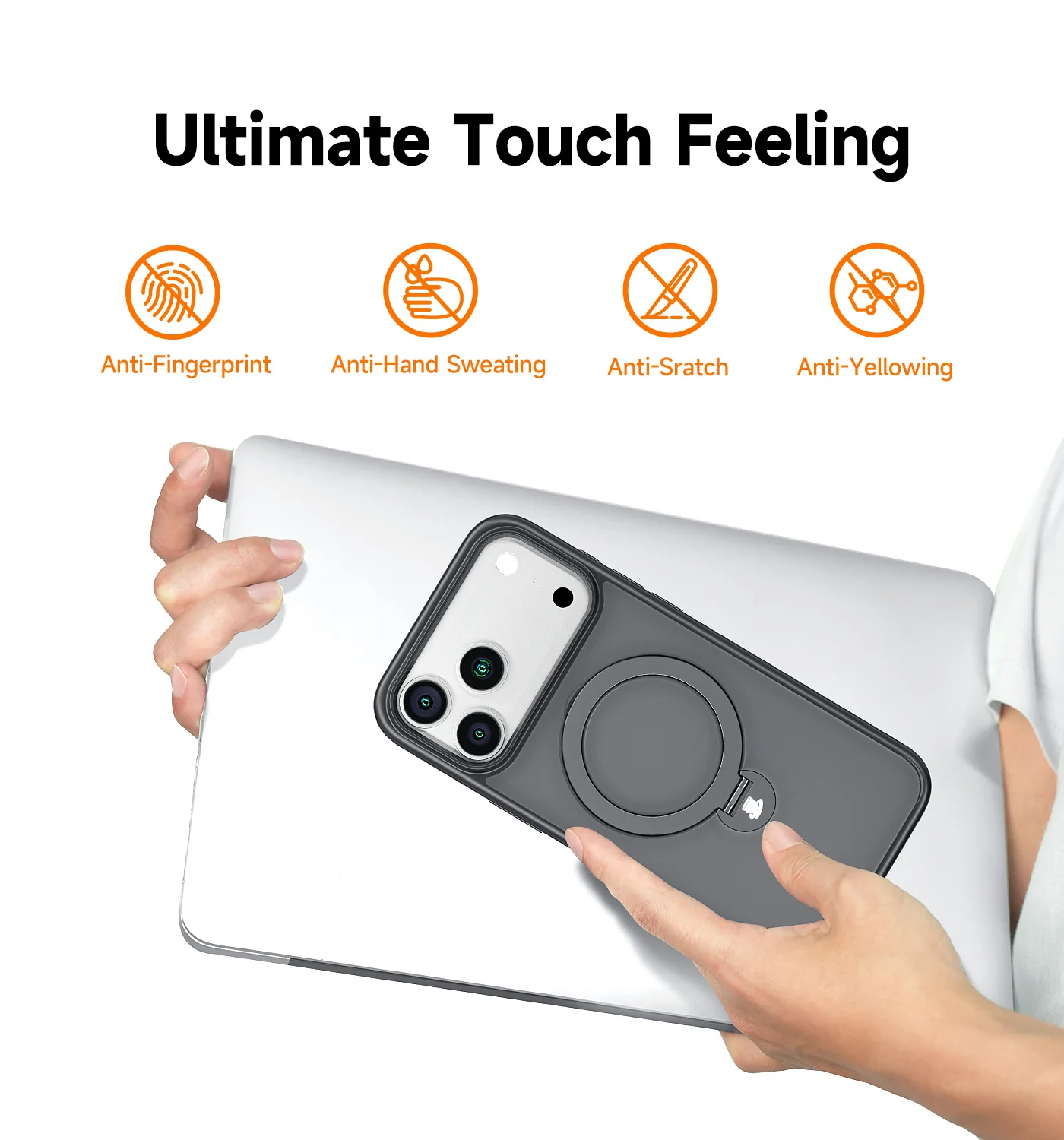 iPhone 17 360° Magnetic Stand Case - Image 3