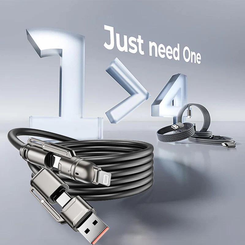 4-in-1 USB-C 65W Fast Charging Cable - Image 3