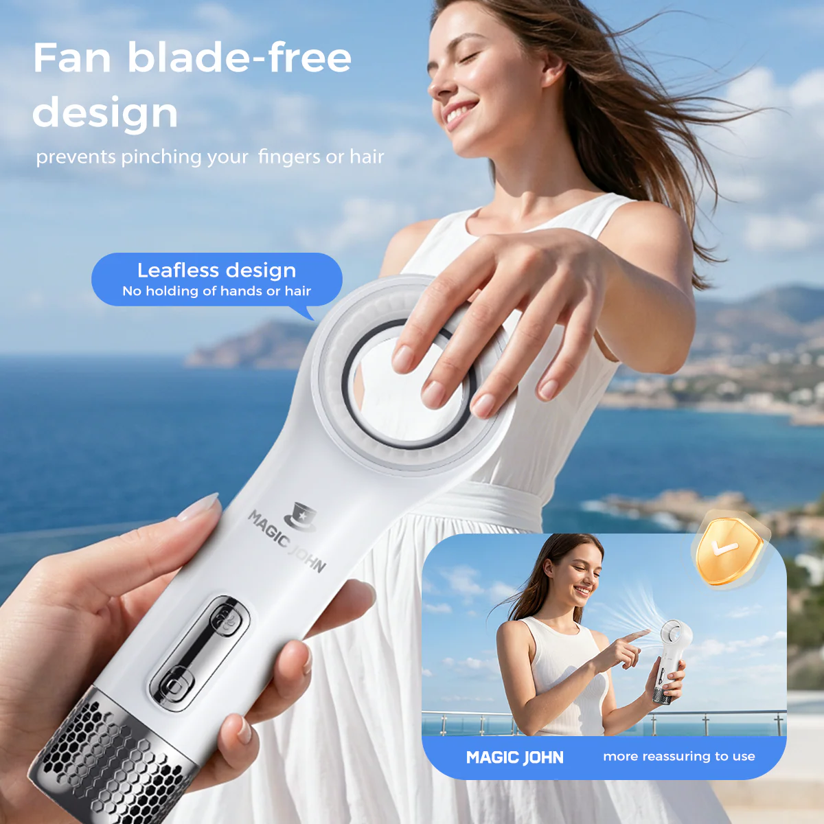 Handheld Bladeless Fan - Image 6