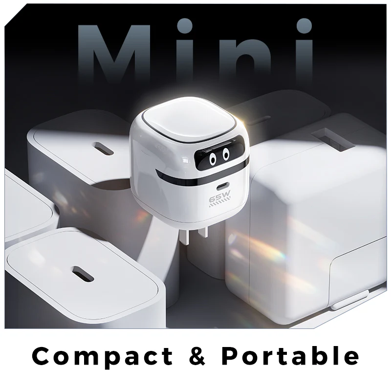 65W Robot Retractable GaN Charger - Image 6
