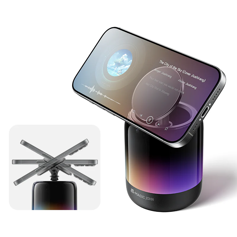Upgraded Bluetooth Speaker Phone Stand - Image 3