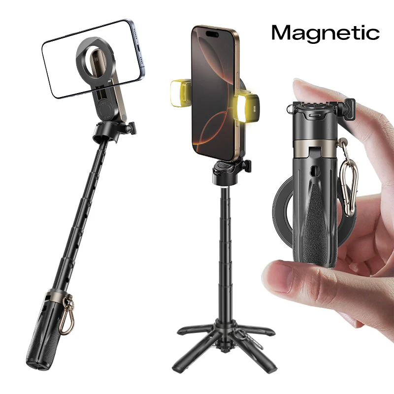 3-in-1 Magnetic Selfie Stick Tripod - Image 10