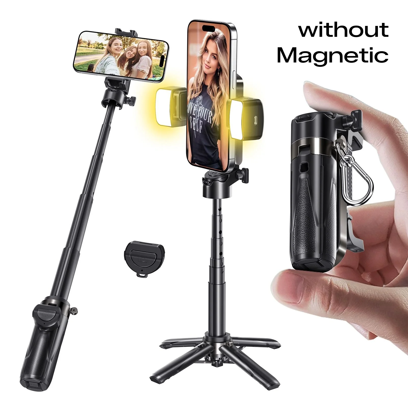 3-in-1 Magnetic Selfie Stick Tripod - Image 11
