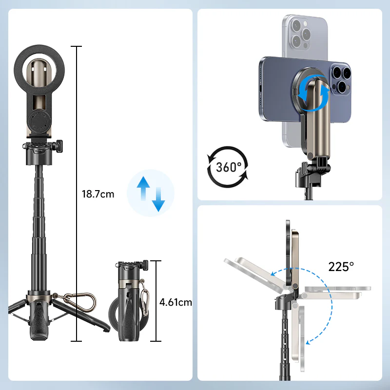 3-in-1 Magnetic Selfie Stick Tripod - Image 14